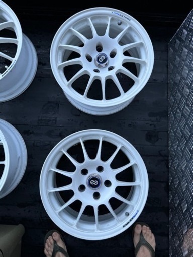 【値下げ】エンケイ rc-t5 4本セット 前後リム幅違い