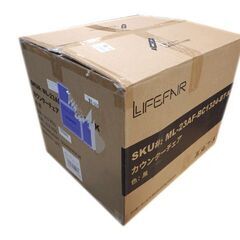 ★ 新札幌発 新品 ★ LIFEFAIR カウンターチェア オフィスチェア 2脚セット ブラック 昇降 椅子 ソフトレザー / No.2102 ★の画像