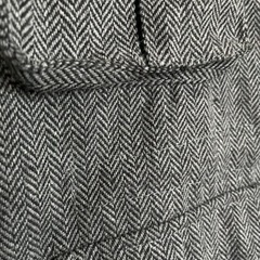 まとめ買いがお得！！ツイードコート　メンズ　Mサイズ　グレーの画像