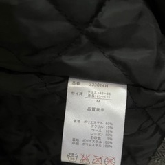 まとめ買いがお得！！ツイードコート　メンズ　Mサイズ　グレーの画像