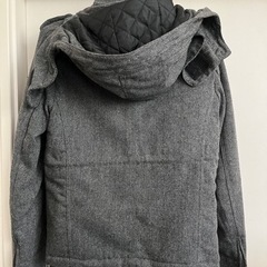 まとめ買いがお得！！ツイードコート　メンズ　Mサイズ　グレーの画像