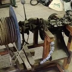 藁編み機、わら編み機、レトロ道具の画像