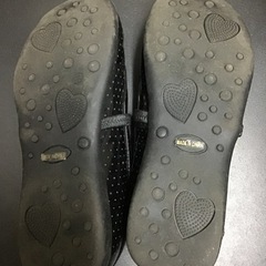 中古　女の子　靴　黒　23.0cmの画像