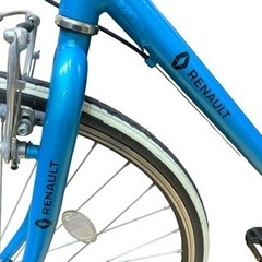 美品 RENAULT ルノー 自転車 クロスバイク 6段変速 700C ブルーの画像