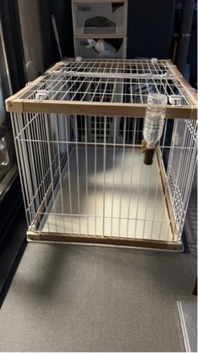 【犬用】アイリスオーヤマ ウッディサークル ナチュラル ペット用 幅120×高71cm+専用屋根