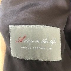 ユナイテッドアローズ　キャメル  チェスターコート  メンズ　Mの画像