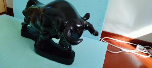 水牛の木彫り