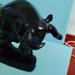 水牛の木彫り