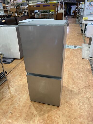 ✨安心の除菌洗浄済✨AQUA 2019年製 126L 2ドア冷蔵庫 AQR-13H（S）【愛市IR015994-104】