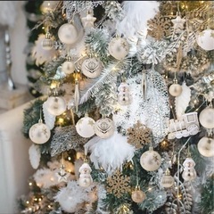 クリスマスツリーオーナメント　クリスマス飾り　70個セットの画像