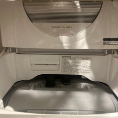 【商談中】【11/18AMor19AM 取りに来ていただける方限定】洗濯機 乾燥機能付きSHARP 5.5kgの画像