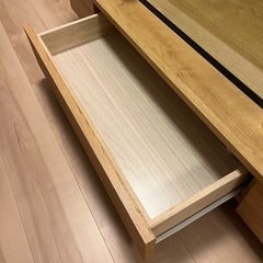 【美品】   ニトリ　ガラス　ローテーブルの画像