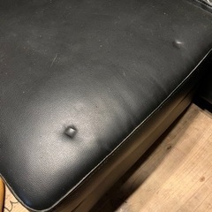 3人掛けソファ　カウチ/ミニクッション2つ付きの画像