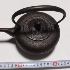 ★ 唐獅子蓋、★南部鉄器、鉄瓶使用感なし ★和秋造刻印有★ 煎茶...