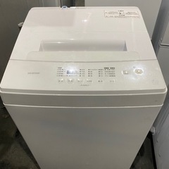 福岡市内配送設置無料　2022年　全自動洗濯機 IAW-T503E-W [洗濯5.0kg /上開き] アイリス