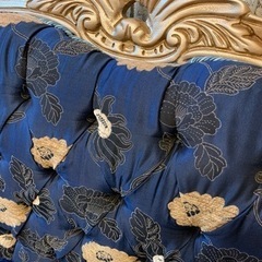 ★希少★猫足高級イタリア製ソファー3人掛けの画像