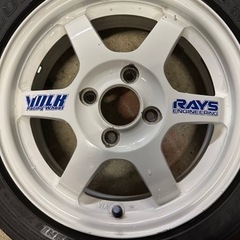 RAYS レイズTE37 14インチ　5.0J+45 100-4H の画像