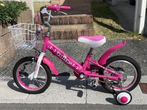【14インチ】子供用自転車 補助輪付き【ピンク】