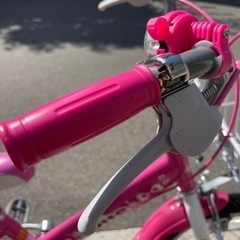 【14インチ】子供用自転車 補助輪付き【ピンク】の画像