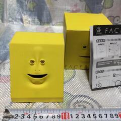 【値下げ10→】フェイスバンク キイロ（貯金箱）