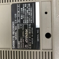 テープレコーダ　ビクター　の画像