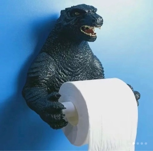 トイレットペーパーホルダー ゴジラ レア 恐竜