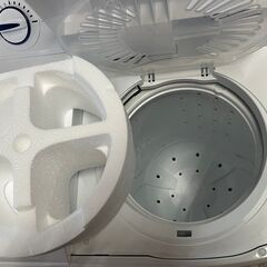 【店頭お渡し】未使用品　２槽式洗濯機　4.5㌔洗い　ステンレス脱水槽　ハイアールの画像