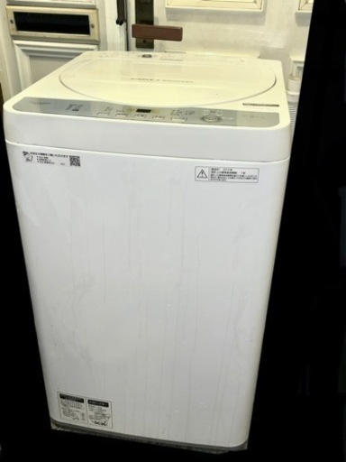 SHARP シャープ ES-GE5C-W 洗濯機 2019年製