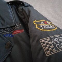 ライダースジャンパー　ダブル　2度と出ないお宝ジャンパー ライダース レブル REBEL NC NT GB CB CL V-TWIN アメリカン　ホンダ　Mサイズの画像