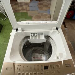 【店頭お渡し】USEDきれいめ☆　まだまだ使える２０２０年製　ヤマダの８㌔全自動洗濯機の画像