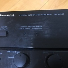 パナソニック　アンプ　su-vx50 作動未確認の画像