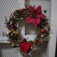 ハンドメイド　クリスマスリース ③
