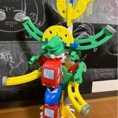 【お譲り先決まりました】【たっぷりセット&乗り物セット】学研　ニューブロック　収納ケース付きの画像