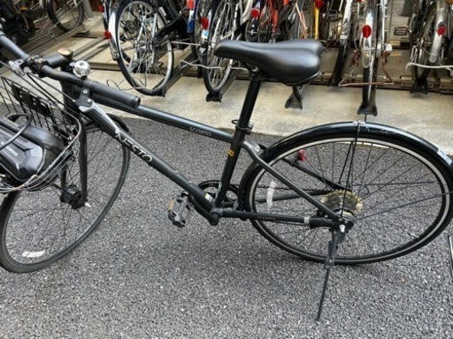 自転車中古　八千円　鍵付き