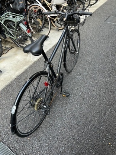 自転車中古　八千円　鍵付き
