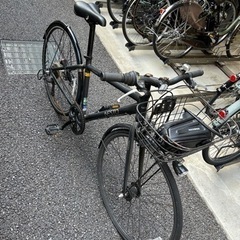 自転車中古　八千円　鍵付き