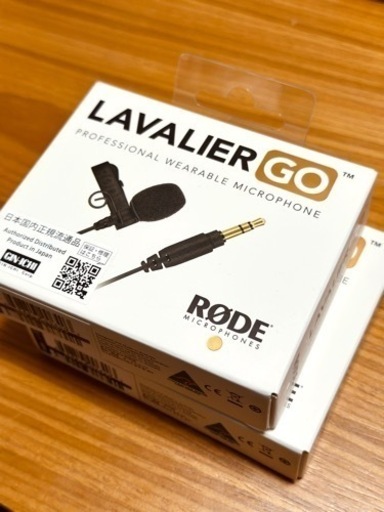 RODE ロード Lavalier GO ラベリアゴー ピンマイク【2点セット】