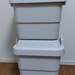 無印良品ポリプロピレン頑丈収納ボックス（小）2個セット　