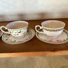 MAKOMA ティーカップ　2つセット　中古　カップ&ソーサーの画像