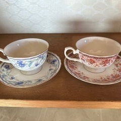 MAKOMA ティーカップ　2つセット　中古　カップ&ソーサーの画像