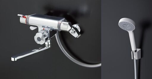 ☆TOTO TMF47Y1 壁付サーモ13 サーモスタットシャワー混合水栓金具◆シャワバス・定量止水・節湯・浴室