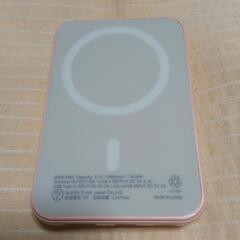 ◇ワイヤレス充電マグネット式モバイルバッテリー（5000mAh）