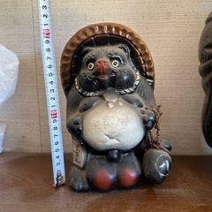信楽焼　狸　置物　タヌキ　縁起物の画像