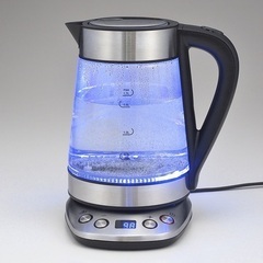 サスティア 温度調整ガラス電気ケトル 1.7L SUS-02 1ヶ月間使用の画像
