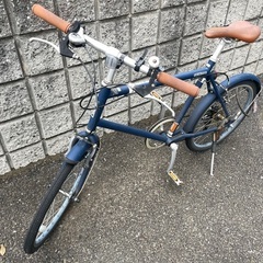 【引取り限定】　ミニベロ　自転車　20インチ　外装6段変速付き