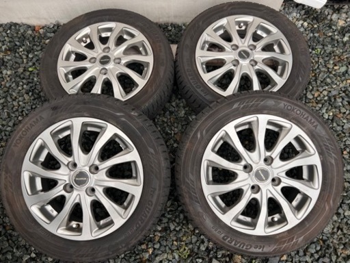 土日限定価格！！軽自動車 スタッドレスアルミホイールセット 155/65R14 ヨコハマ タント ムーヴ N-box ワゴンR