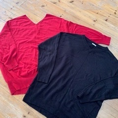 GUニット2枚赤黒ＸＬサイズまとめ売り