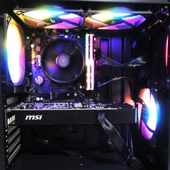 RBG搭載ゲーミングPC】Ryzen5 3500 / GTX1660Ti / DDR4-16GB / 500GB
