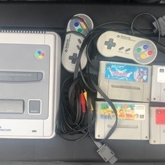 スーパーファミコンとカセット4本