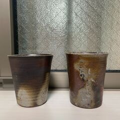 【新品】備前焼コップセット